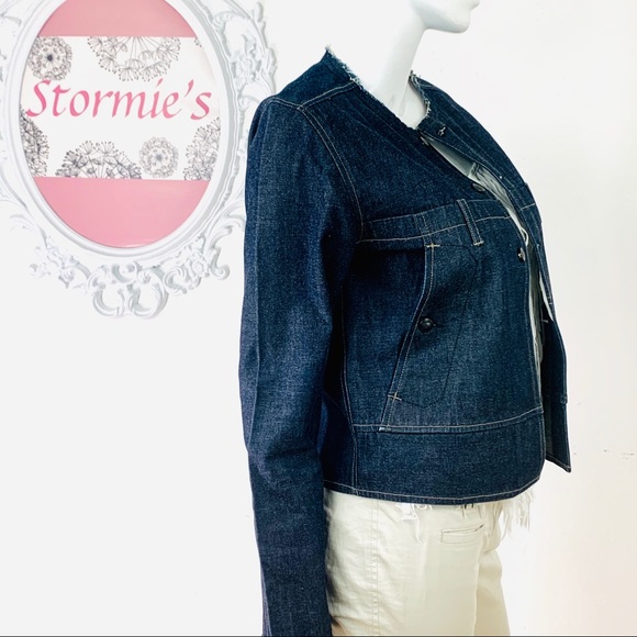 Marithe Francois Girbaud VTG / Blue Jean Jacket - Picture 3 of 8